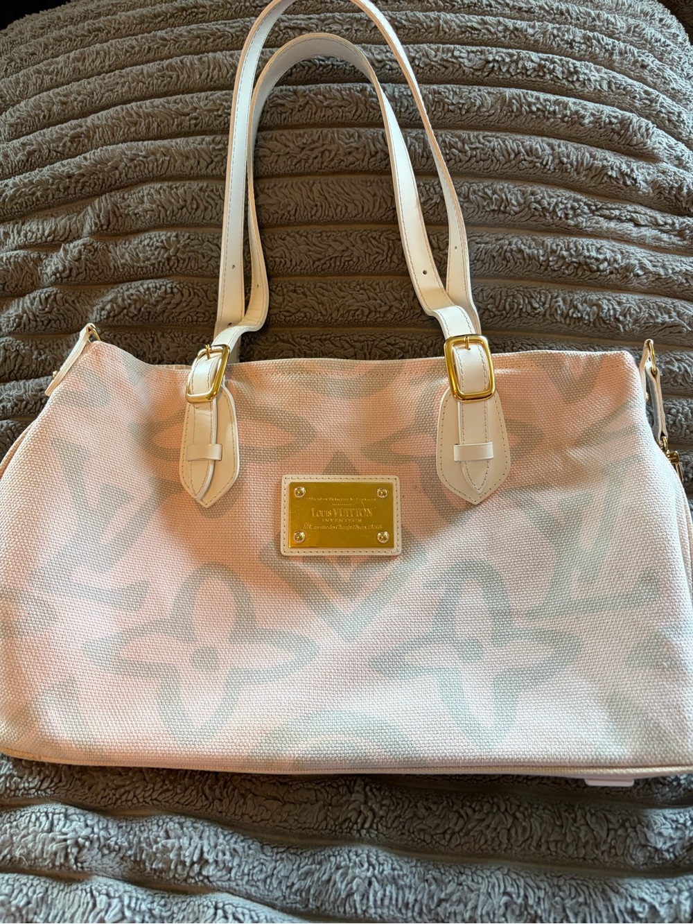 AUTHENTIC Louis Vuitton Cabas Tahitienne Monogram PM Tote